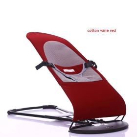 New Portable Dog Rocking Chair (Option: Cotton Wine Red-Bag)