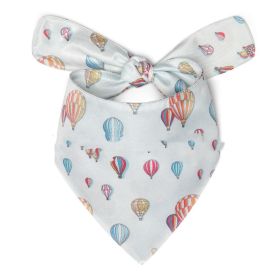 Pet Scarf Summer Pattern Dog Saliva Towel (Option: Hot Air Balloon-L)