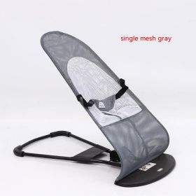 New Portable Dog Rocking Chair (Option: Single Mesh Gray-Bag)