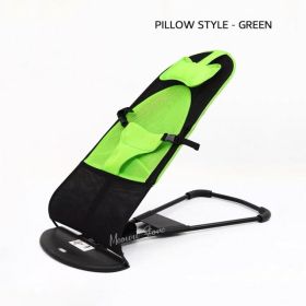 New Portable Dog Rocking Chair (Option: Double Mesh Pillow Green-Bag)