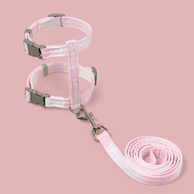 Pet I-shaped Traction Rope To Prevent Detachment (Option: Pink-S)