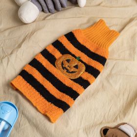 Halloween Pet Costume Teddy Warm Leisure Sweater (Option: Orange-XS)