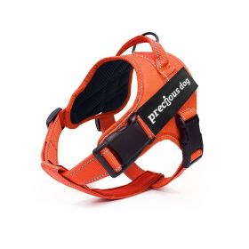 Medium Sized Large Dog Pet Chest Strap (Option: Orange-S)