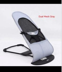 New Portable Dog Rocking Chair (Option: Double Mesh Gray-Bag)