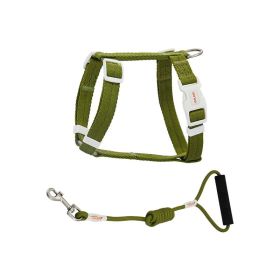 Pet Anti Breakaway Traction Rope (Option: Olive Green-S)