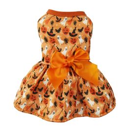 Pet Clothes Halloween Party Dress (Option: Orange-L)